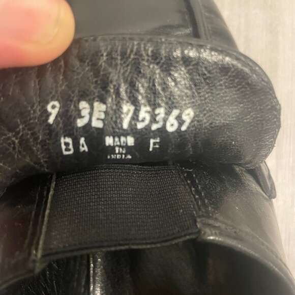 Men's Florsheim Black Leather Loafers (Sz 10) - Picture 4 of 6